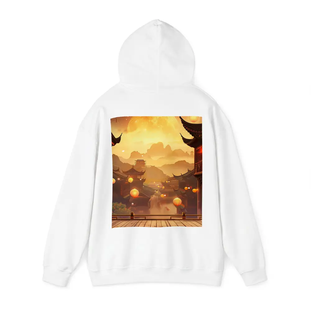 Chinese Lantern Festival Golden Moon Night – Hoodies