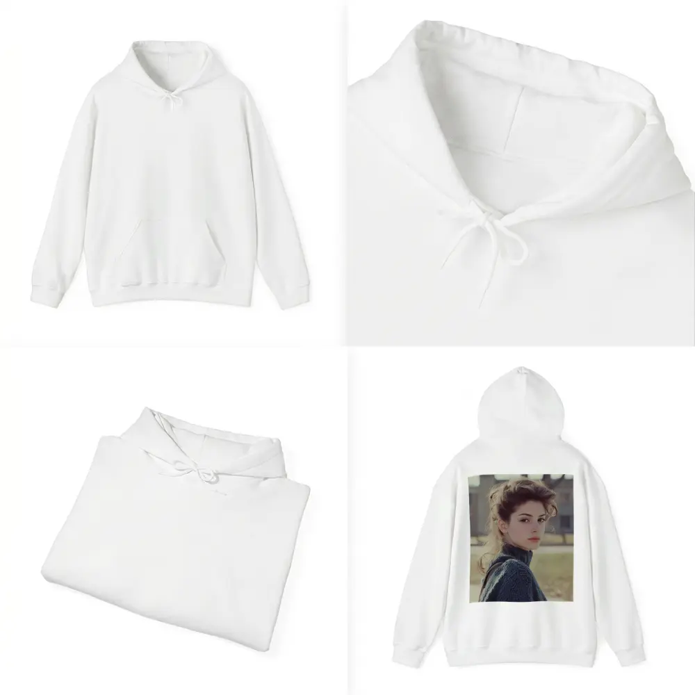 Young Woman Oversized Sweater Outdoor Portrait – Hoodies