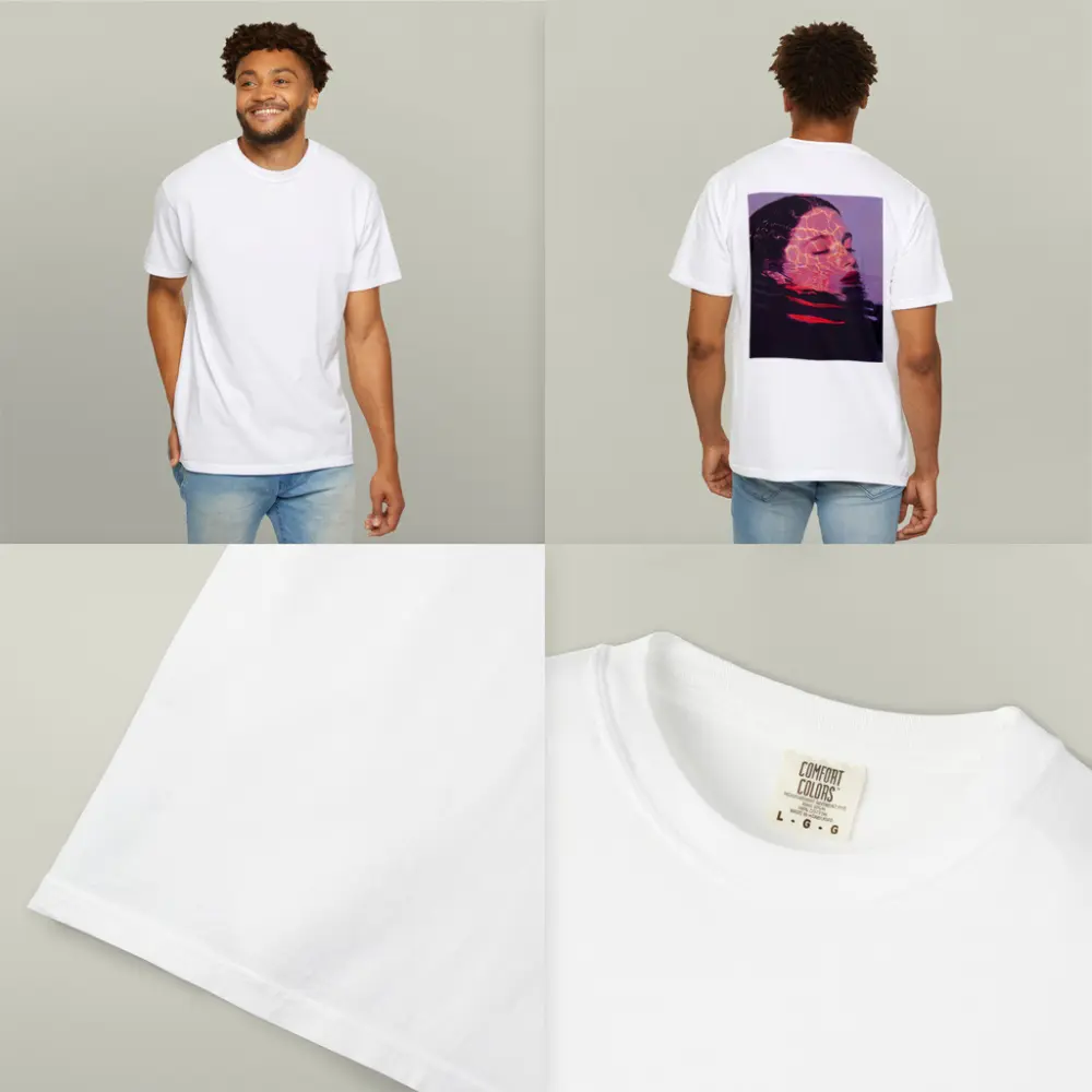 Woman Submerged in Glowing Water Art – T-Shirts