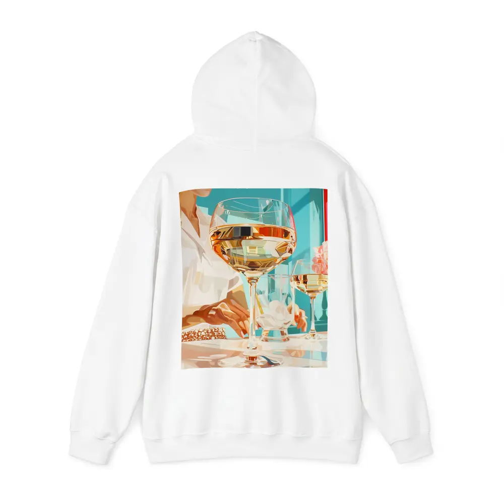 Woman With Wine Glass Pop Art – Hoodies