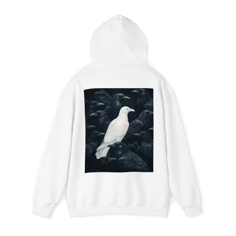 White Raven Among Dark Black Crows – Hoodies