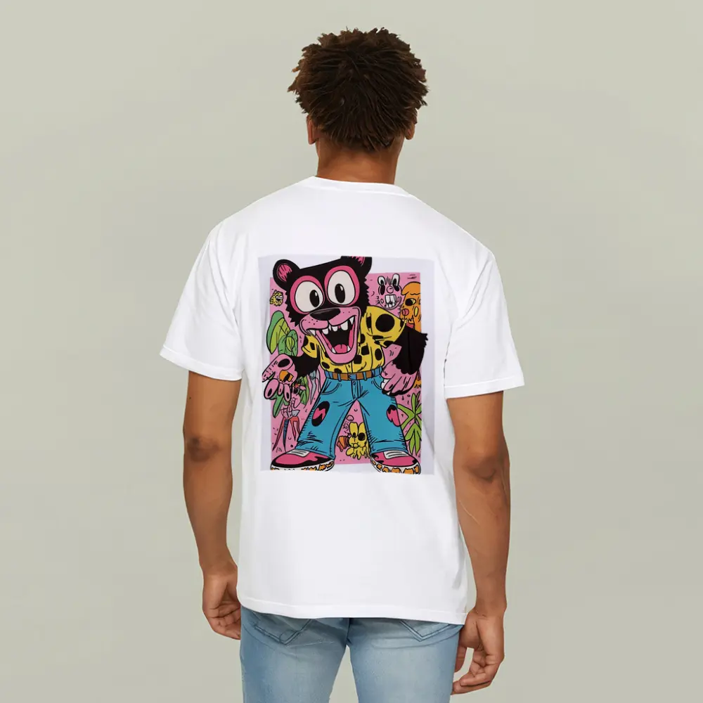Cartoon Bear Character Colorful Graffiti Art – T-Shirts