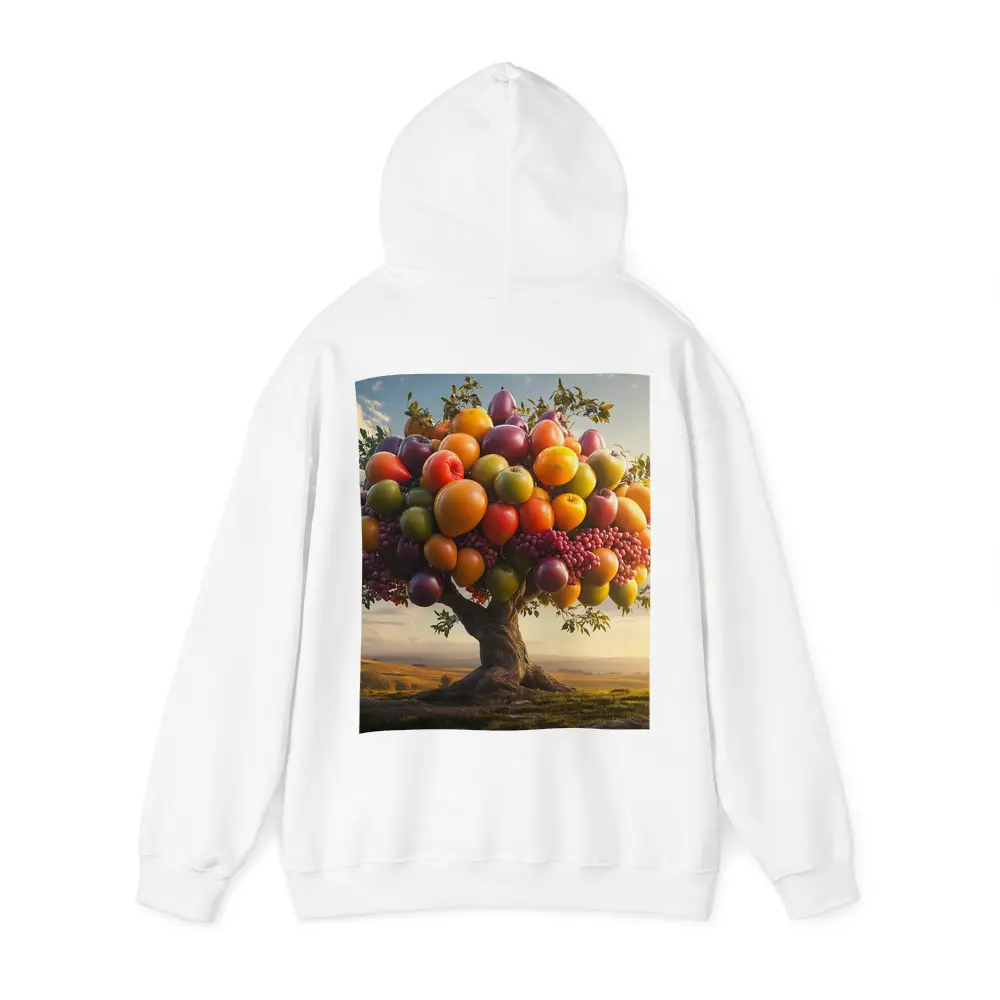 Colorful Fruit Tree Golden Countryside Sunset – Hoodies