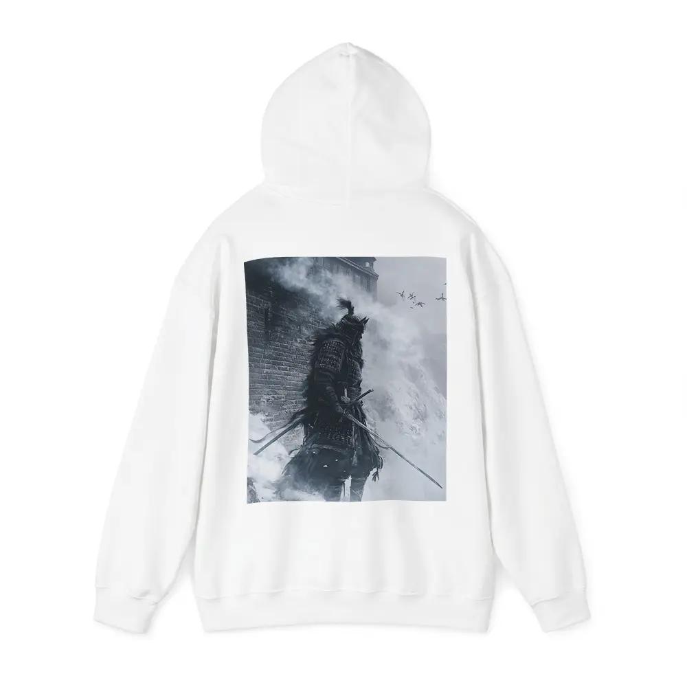Samurai Warrior Snow Fortress Misty Winter – Hoodies