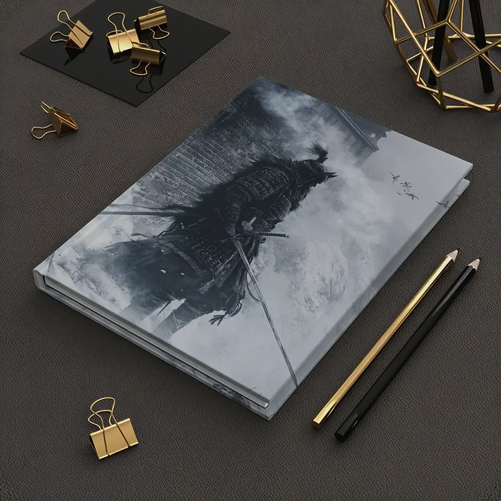 Samurai Warrior Snow Fortress Misty Winter – Notebooks
