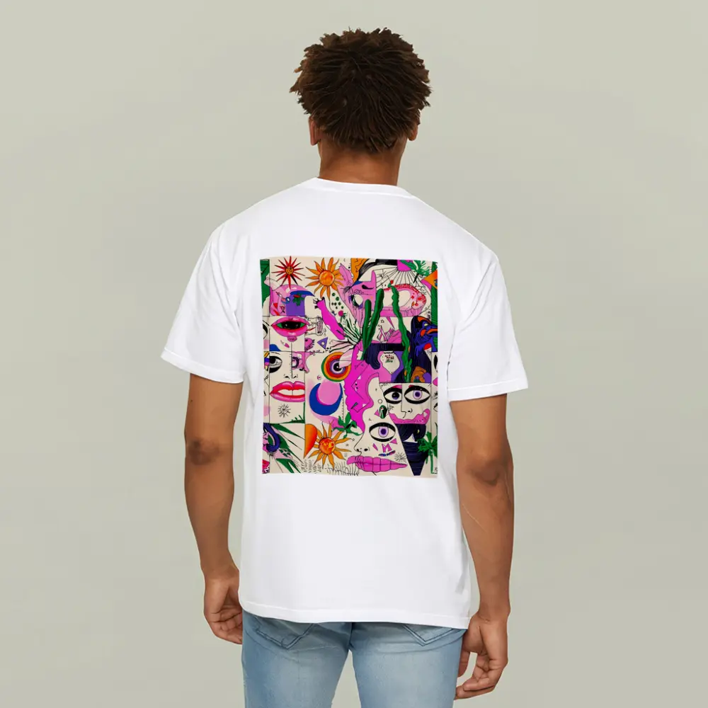 Trippy Collage Art Faces Eyes Surreal – T-Shirts
