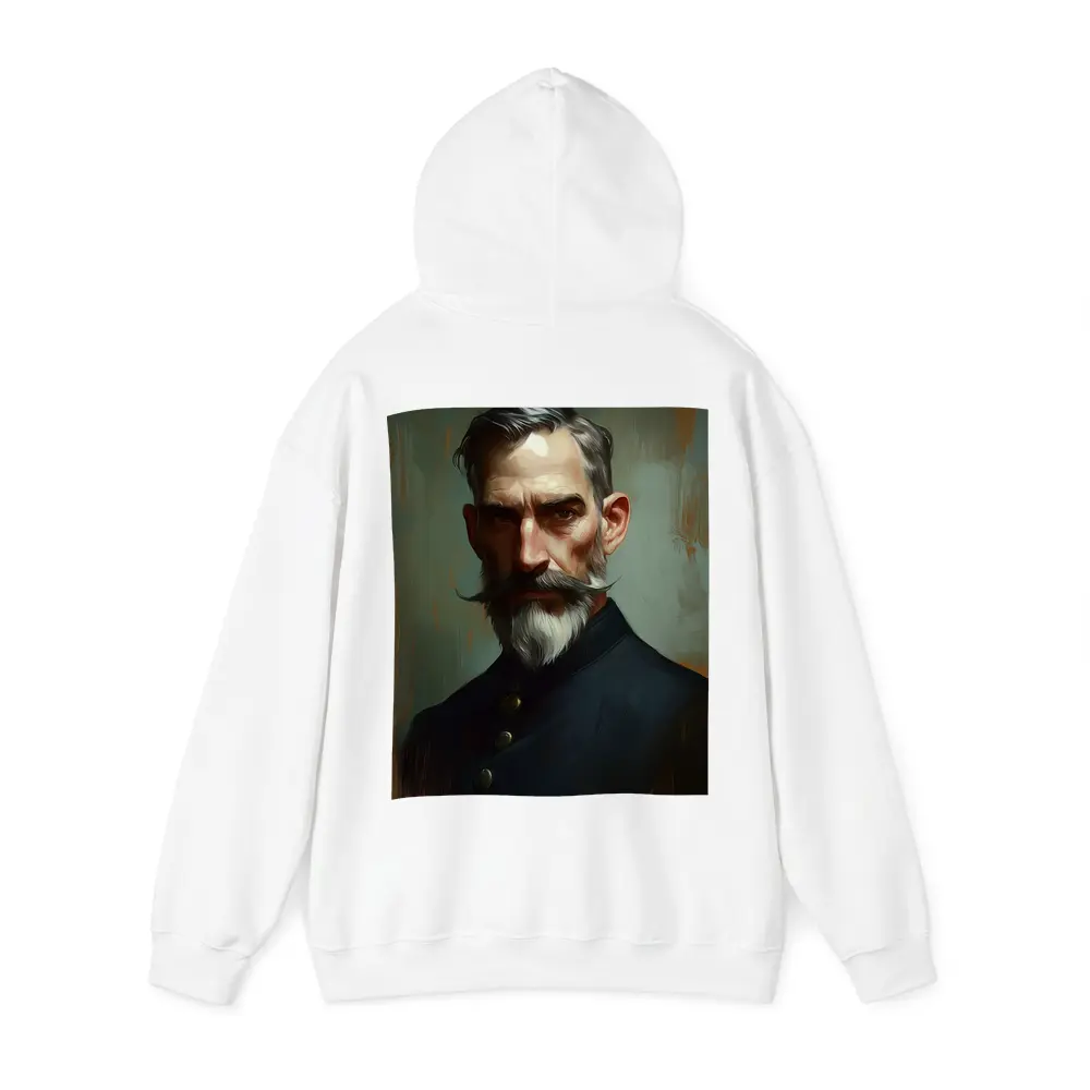 Bearded Man Portrait Digital Painting Art – Hoodies