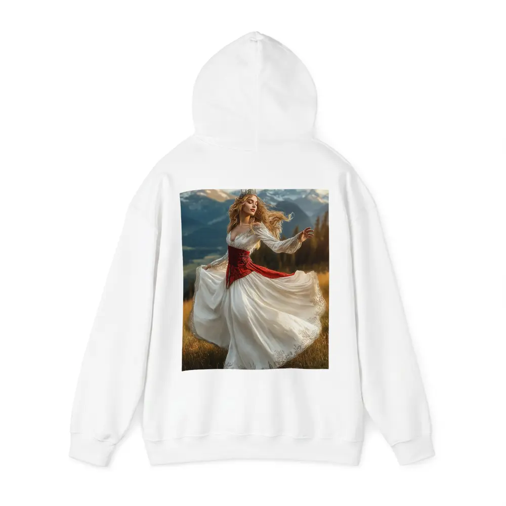 Dancing Princess Crown Mountains Fantasy Art – Hoodies