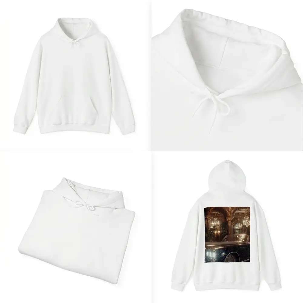 Classic Luxury Car Opulent Grand Hall – Hoodies