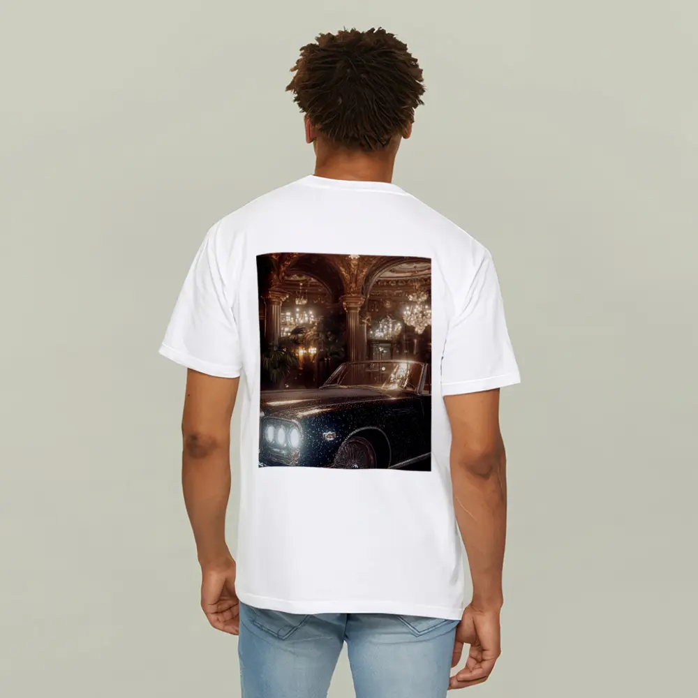 Classic Luxury Car Opulent Grand Hall – T-Shirts