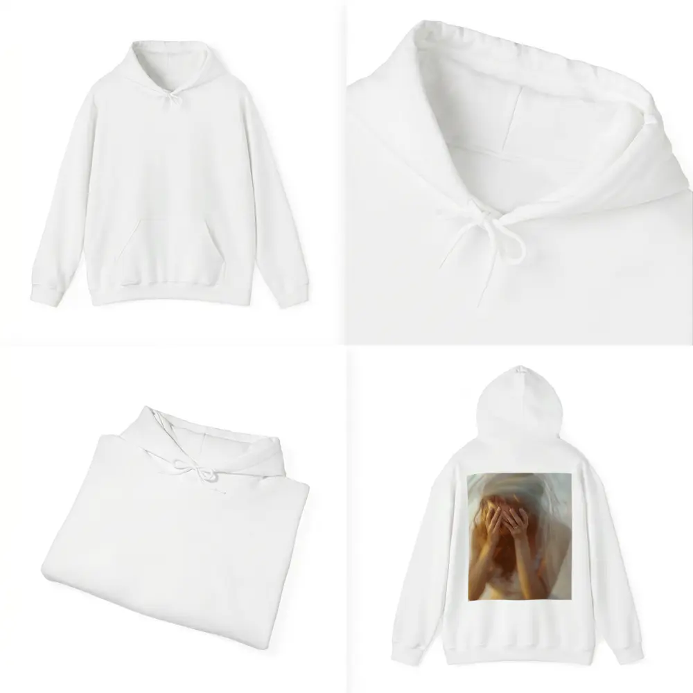 Distressed Bride Covering Face Soft Background – Hoodies