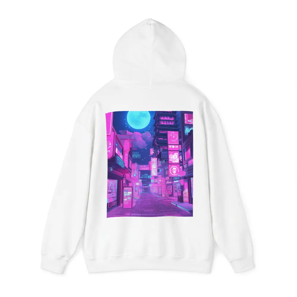 Anime Tokyo Street Neon Night Moon – Hoodies