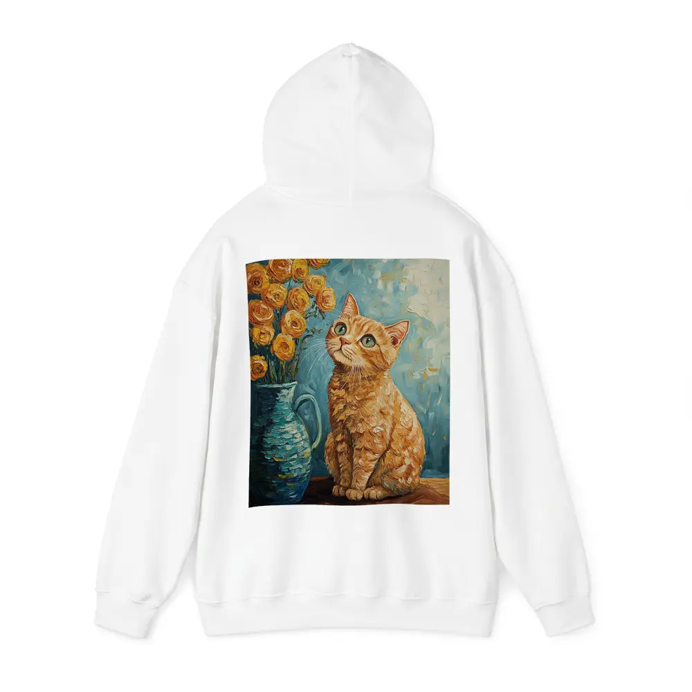 Orange Tabby Cat Van Gogh Style Painting – Hoodies