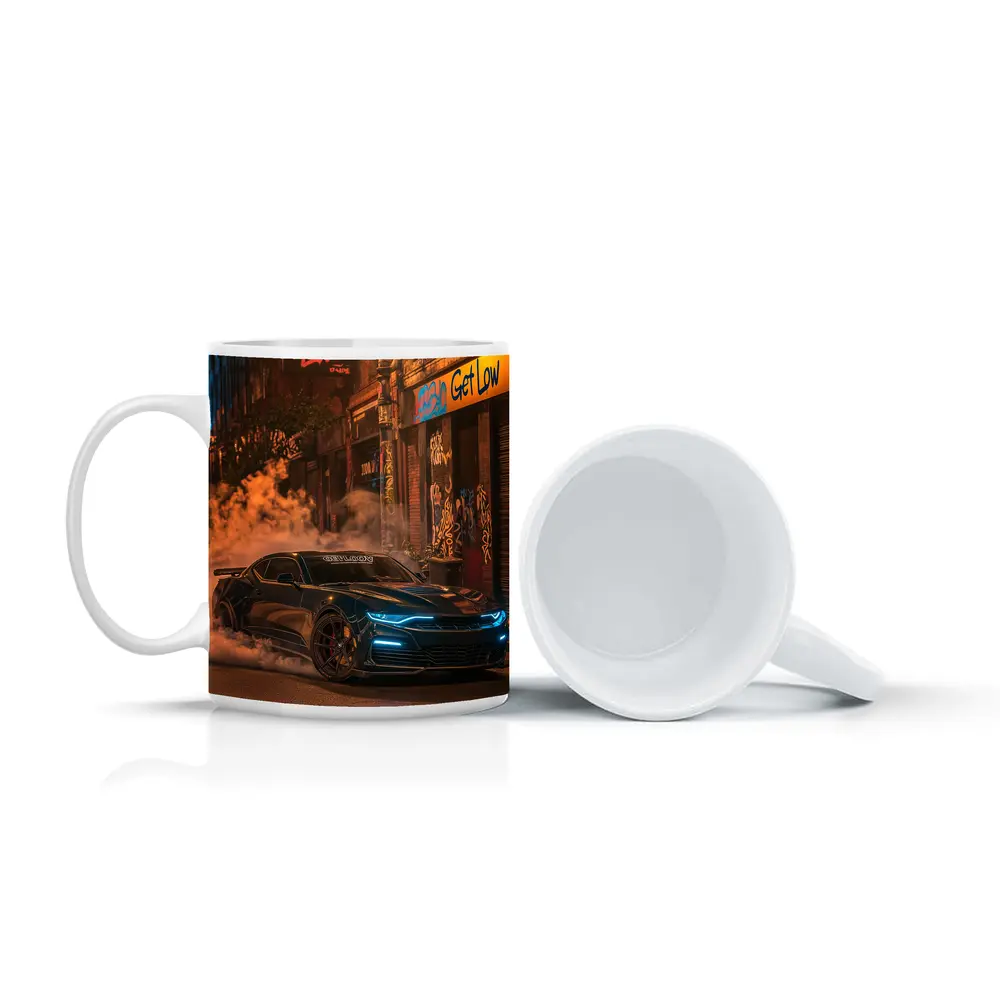 Chevrolet Camaro Neon Night Street Smoke – Mugs