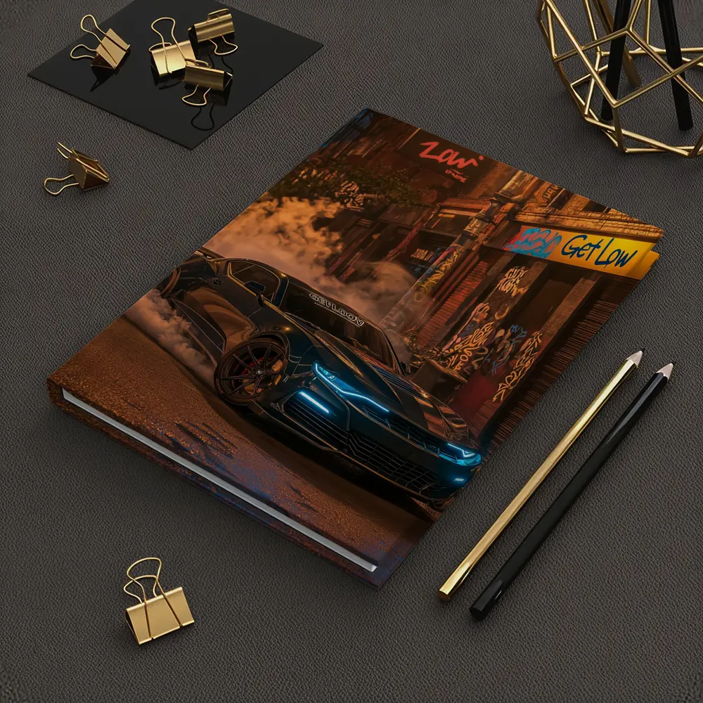 Chevrolet Camaro Neon Night Street Smoke – Notebooks