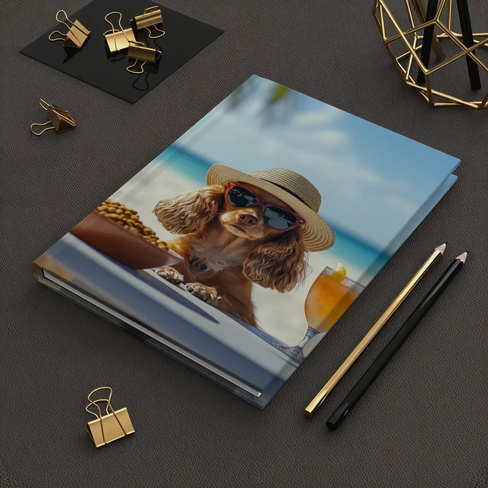 Cocker Spaniel Dog Sunglasses Beach Summer – Notebooks