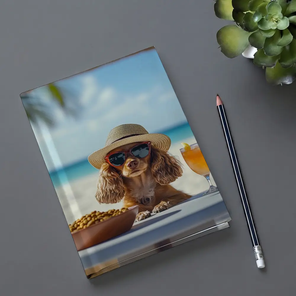 Cocker Spaniel Dog Sunglasses Beach Summer – Notebooks