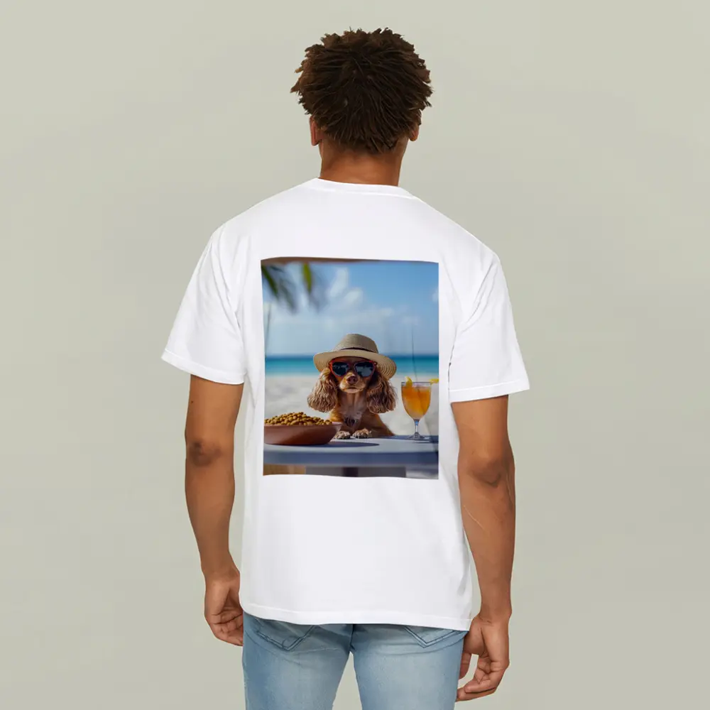Cocker Spaniel Dog Sunglasses Beach Summer – T-Shirts