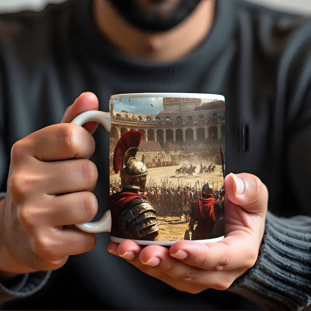 Roman Gladiator Arena Ancient Colosseum Battle – Mugs