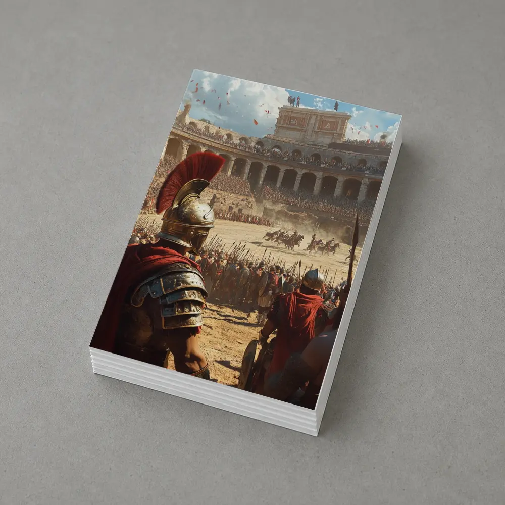 Roman Gladiator Arena Ancient Colosseum Battle – Postcards