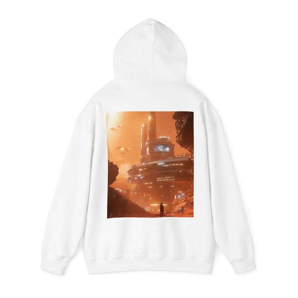 Sci-Fi Mars Colony Base Space Explorer – Hoodies