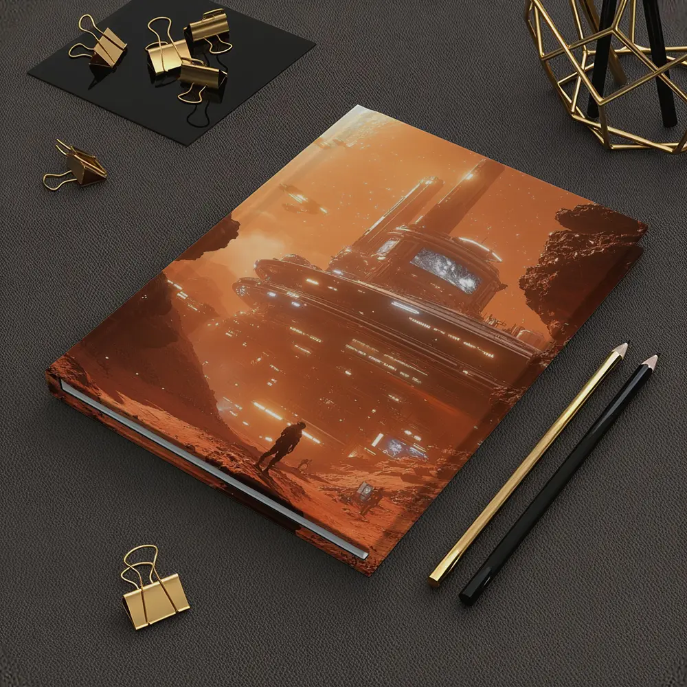Sci-Fi Mars Colony Base Space Explorer – Notebooks