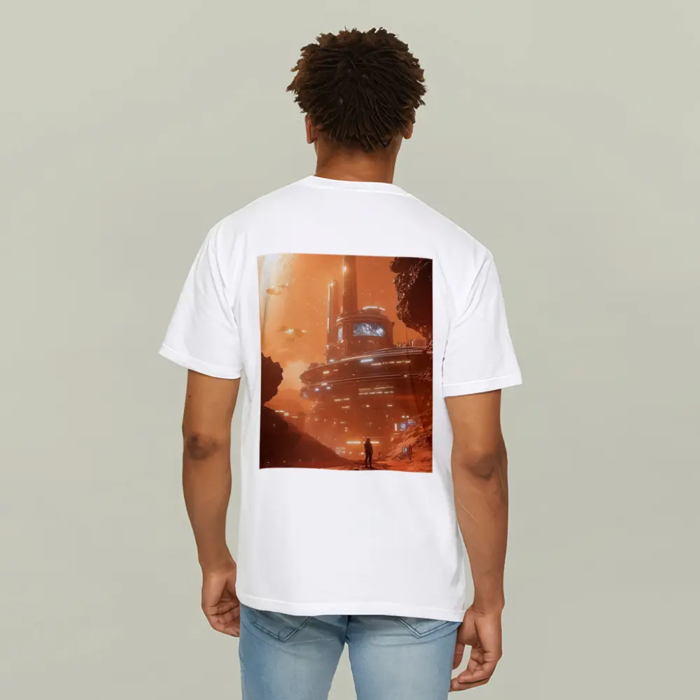 Sci-Fi Mars Colony Base Space Explorer – T-Shirts