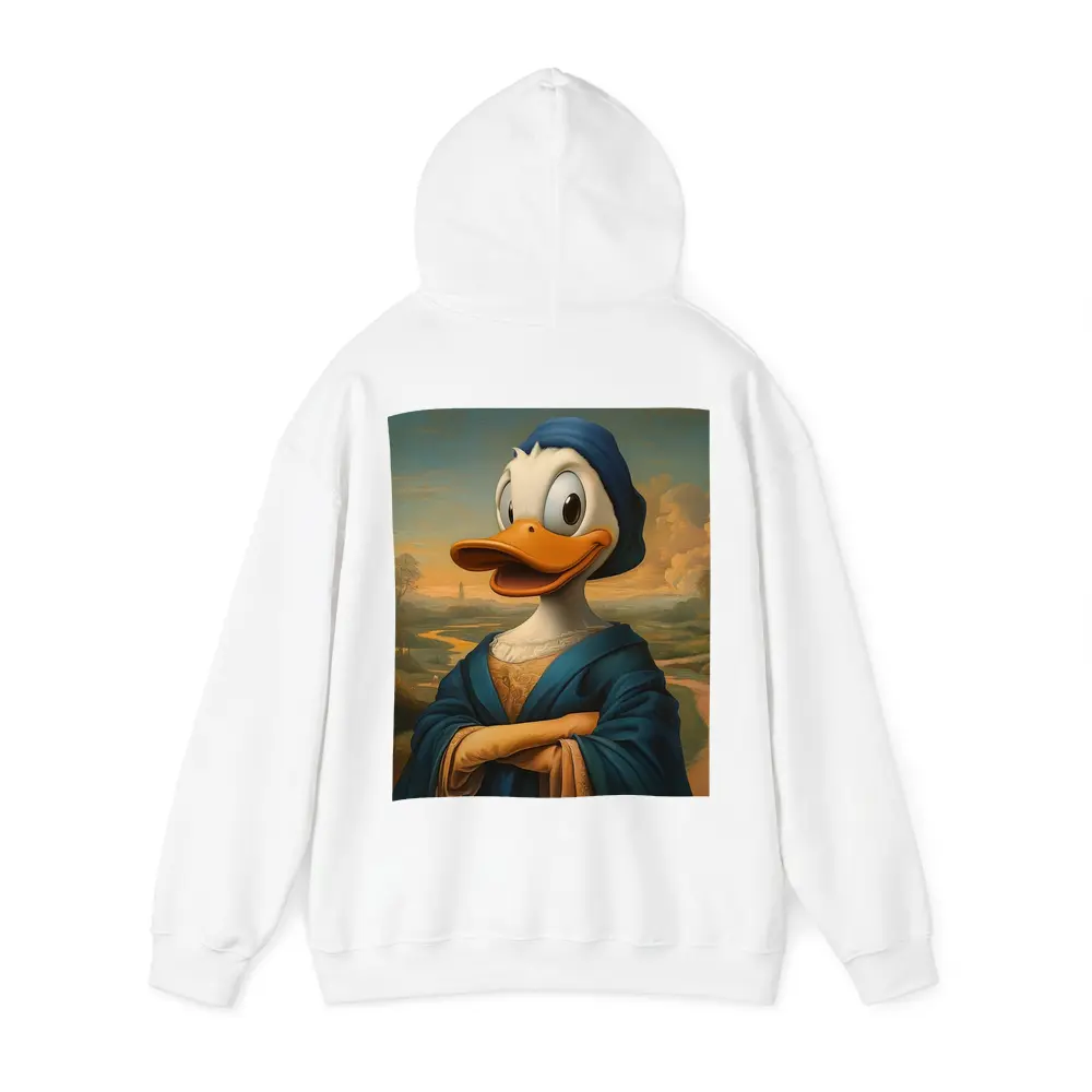 Donald Duck Mona Lisa Renaissance Portrait Painting – Hoodies