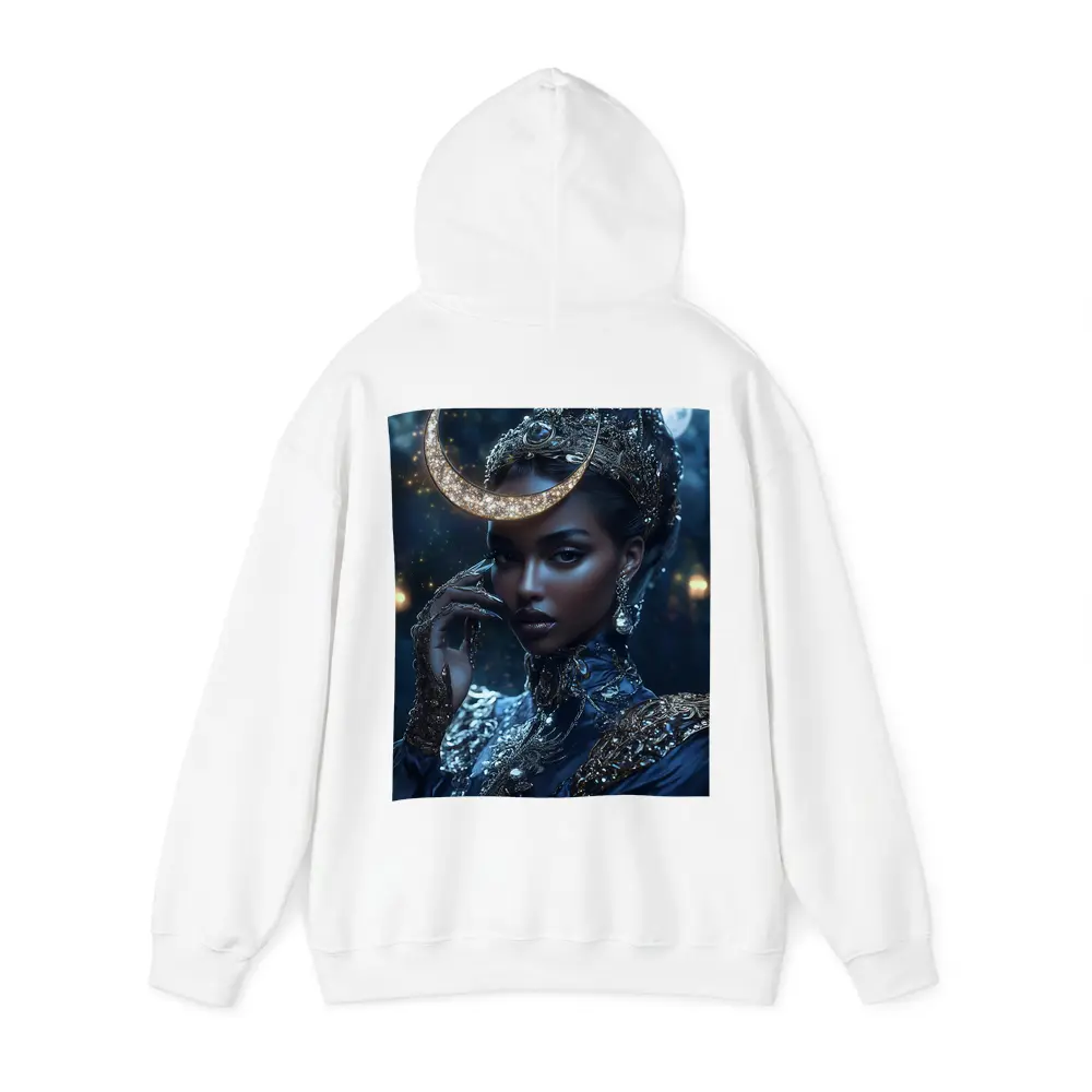 Moon Goddess Queen Dark Fantasy Portrait – Hoodies