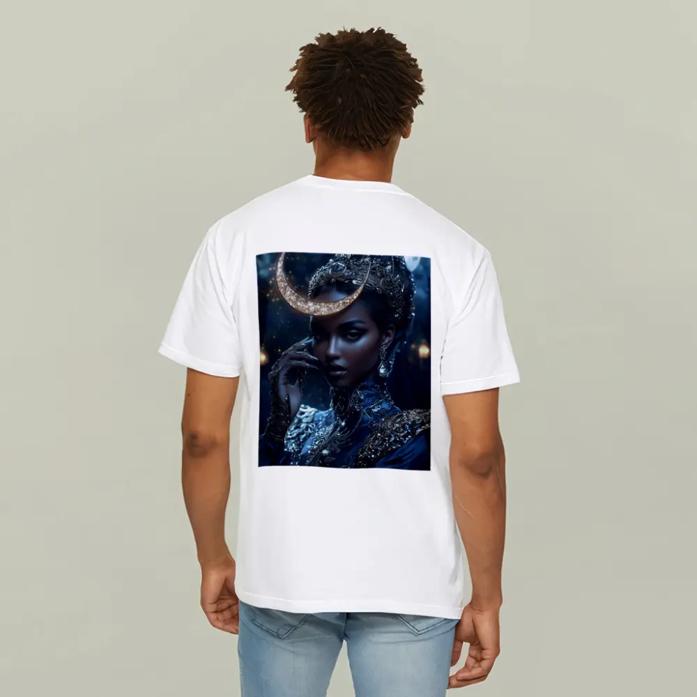 Moon Goddess Queen Dark Fantasy Portrait – T-Shirts