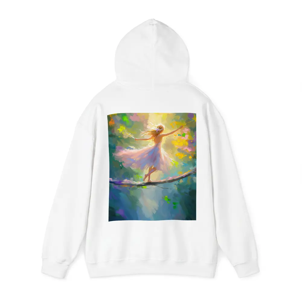 Ballerina Dancing on Branch Fantasy Art – Hoodies