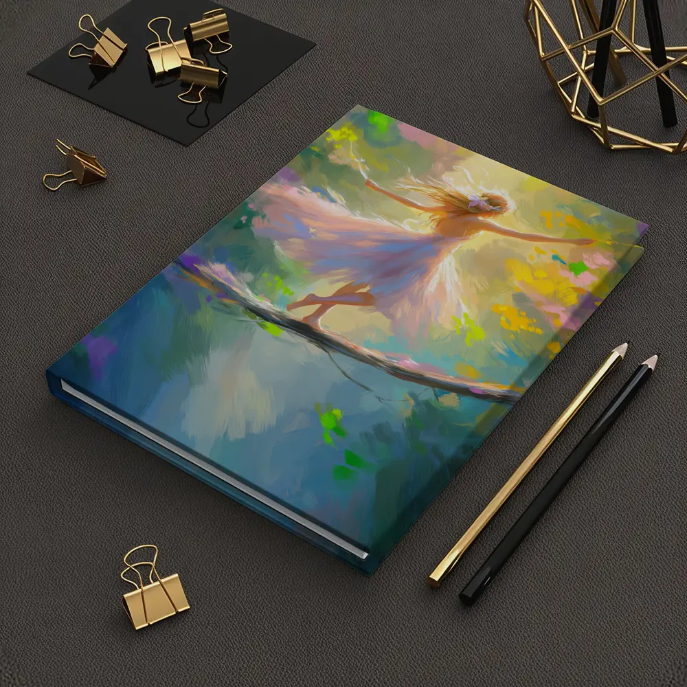 Ballerina Dancing on Branch Fantasy Art – Notebooks