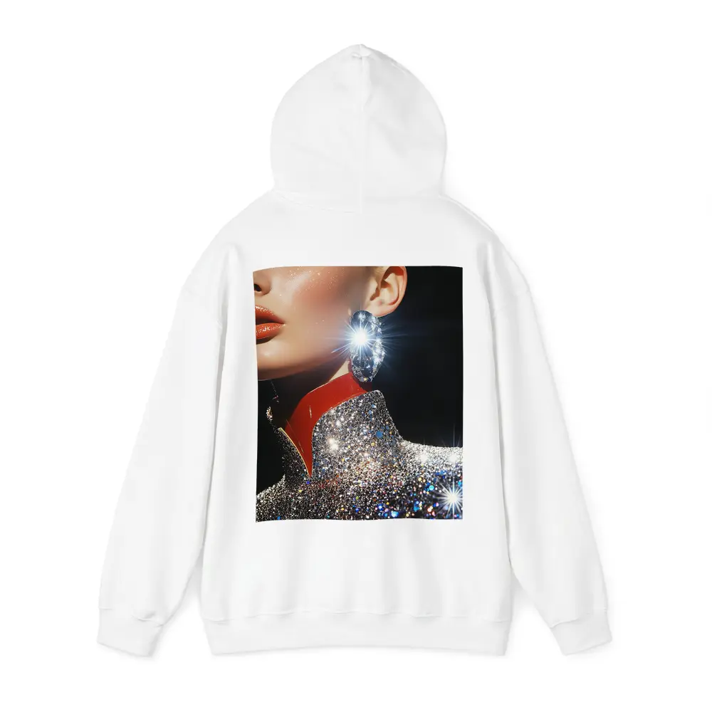 Glamour Woman Diamond Earring Glitter Fashion – Hoodies