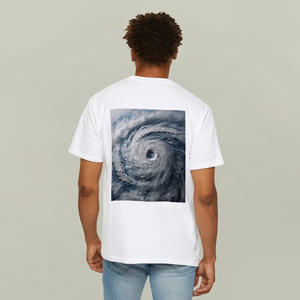 Hurricane Eye Aerial View Ocean Storm – T-Shirts
