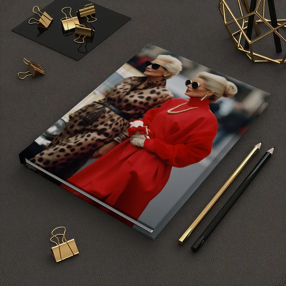 Elegant Women Street Fashion Bold Style – Notebooks