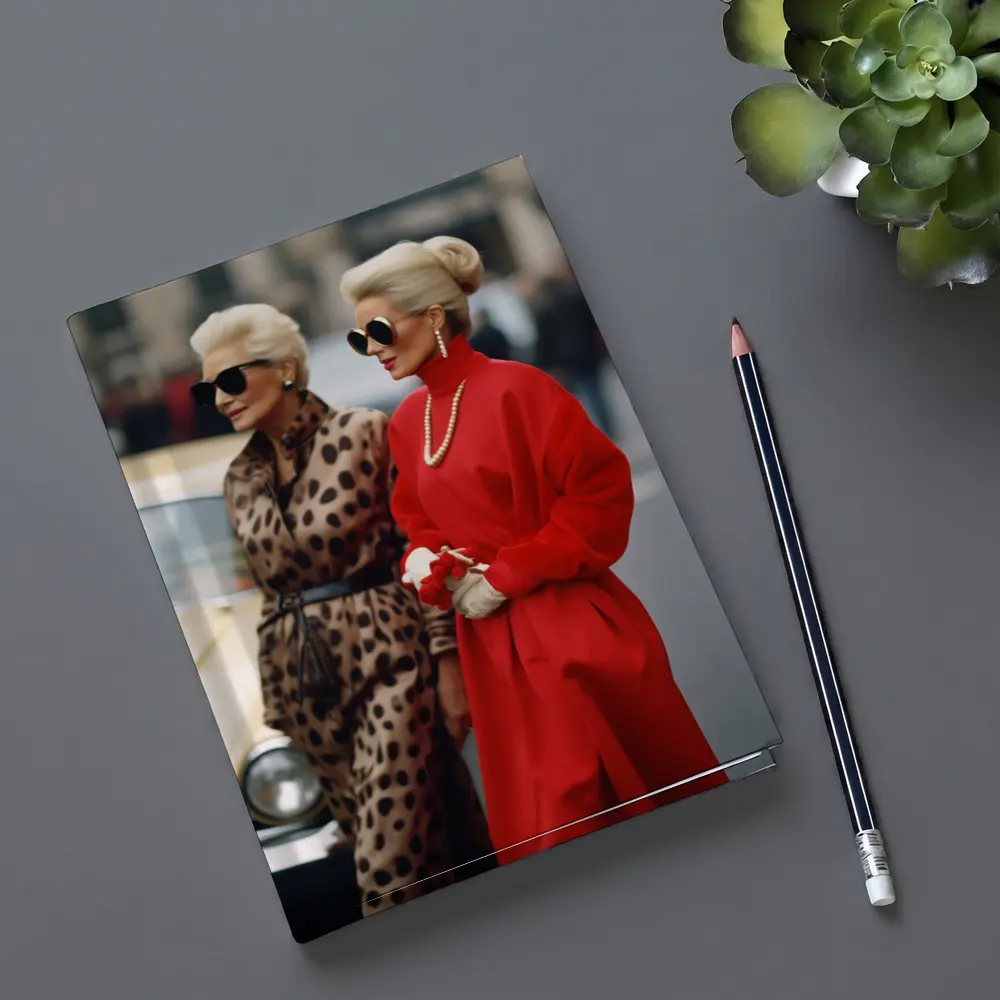 Elegant Women Street Fashion Bold Style – Notebooks