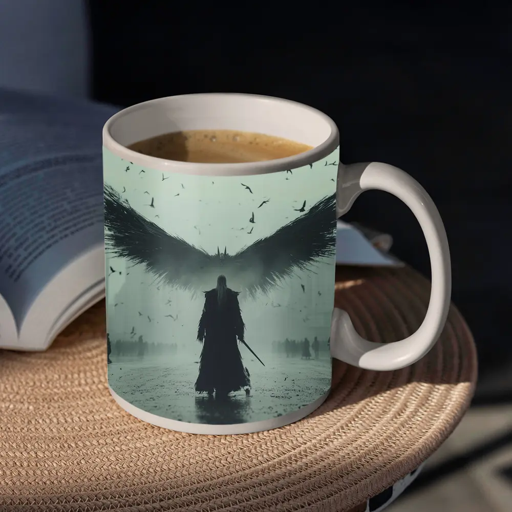 Dark Angel Warrior Misty City Foggy – Mugs