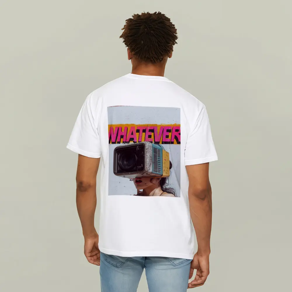 Whatever Retro Camera Head Woman Art – T-Shirts