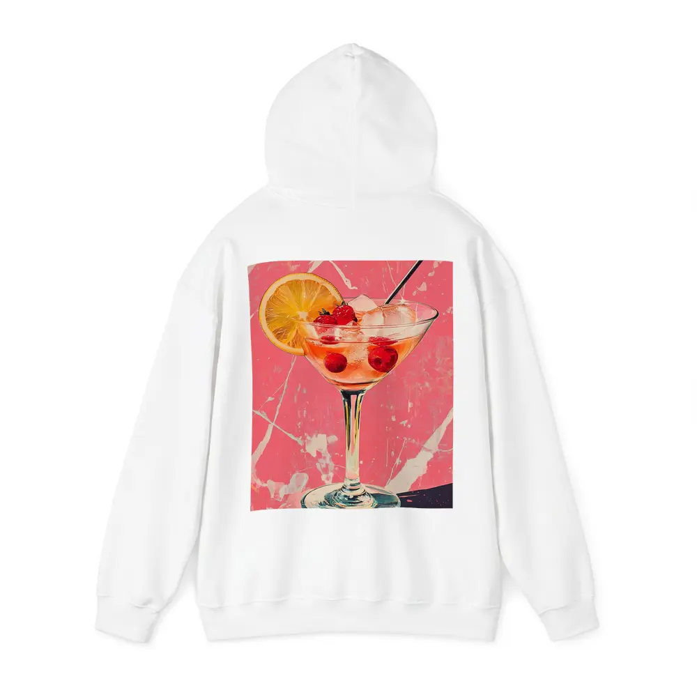 Pink Cocktail Glass Retro Pop Art – Hoodies