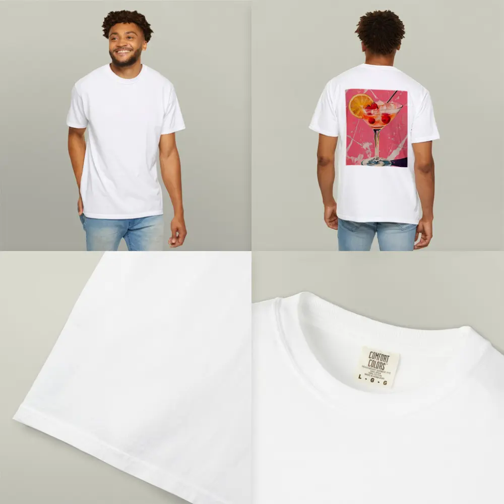 Pink Cocktail Glass Retro Pop Art – T-Shirts