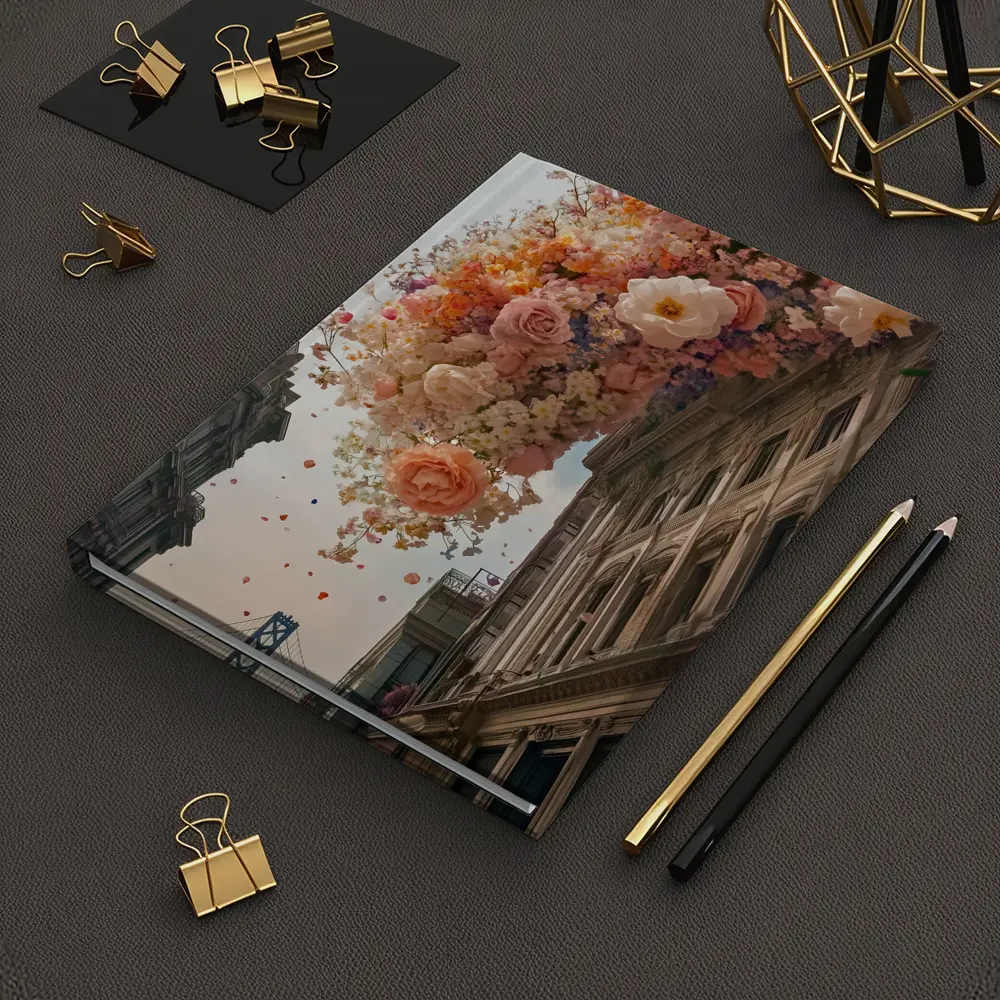 Roses Floating Over San Francisco Bay Bridge – Notebooks