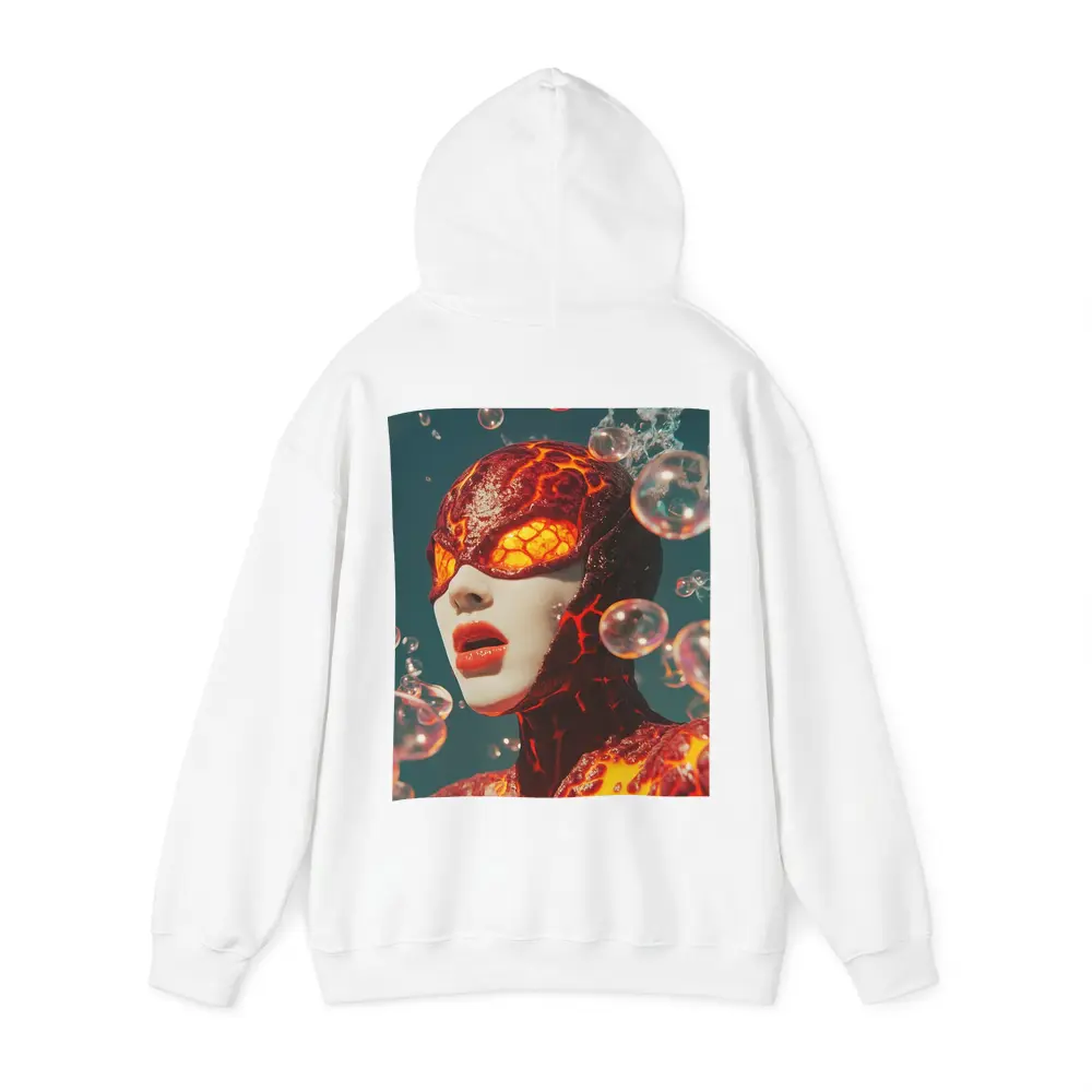 Lava Figure With Glowing Eyes Bubbles – Hoodies