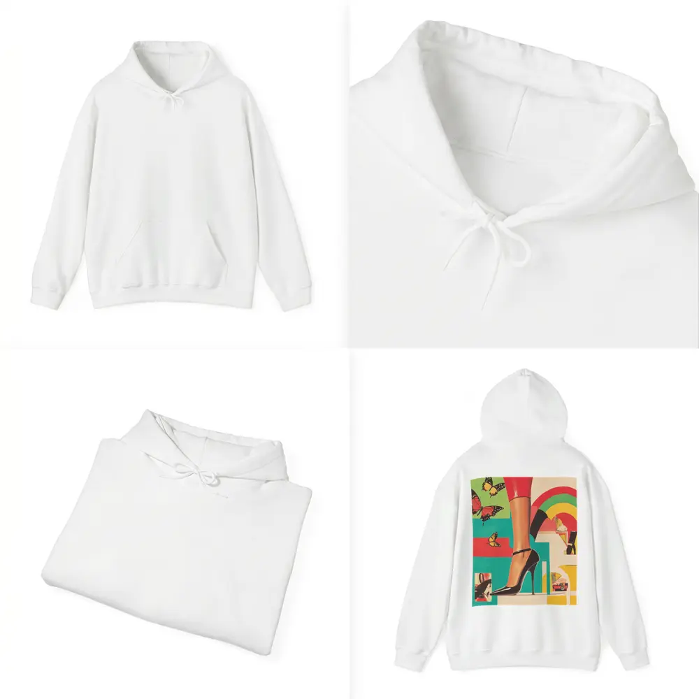 High Heel Shoe Pop Art Collage – Hoodies