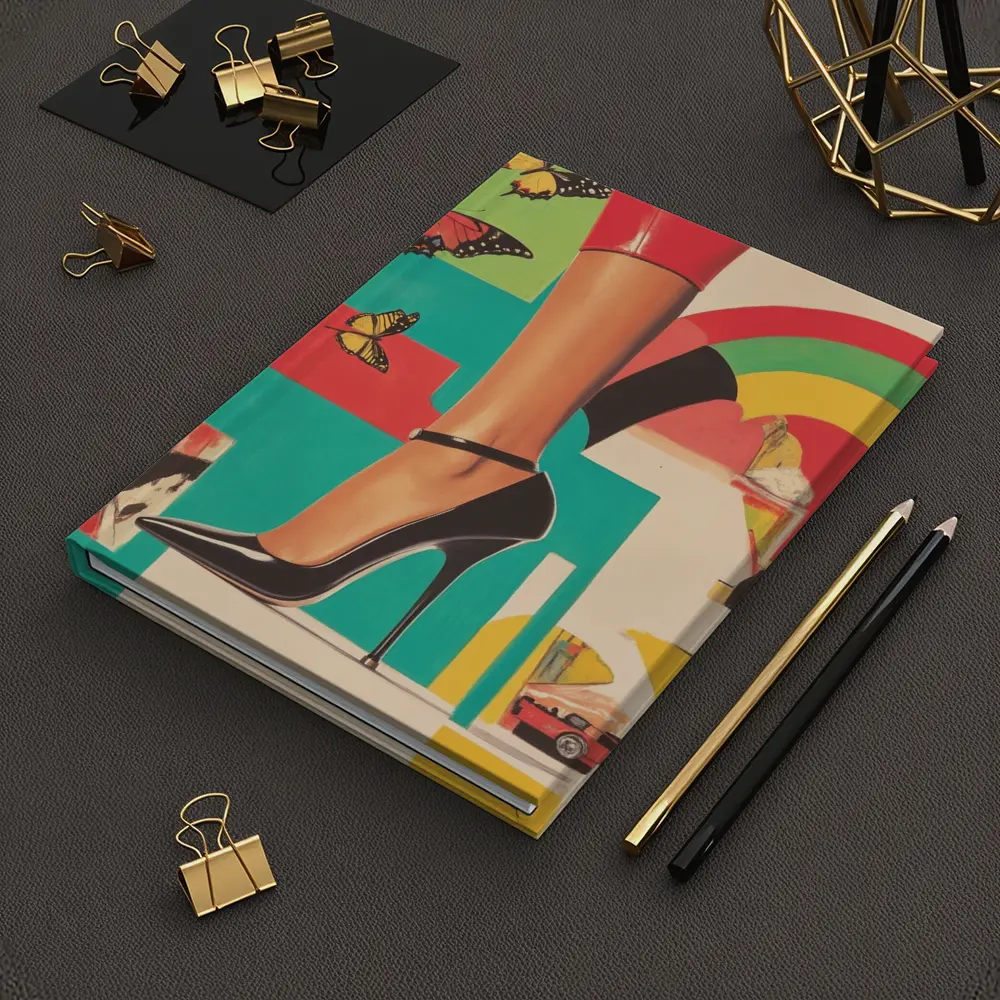 High Heel Shoe Pop Art Collage – Notebooks