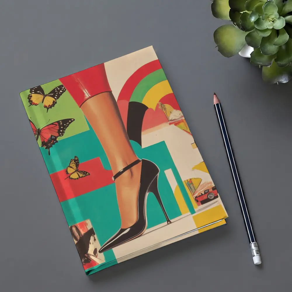 High Heel Shoe Pop Art Collage – Notebooks