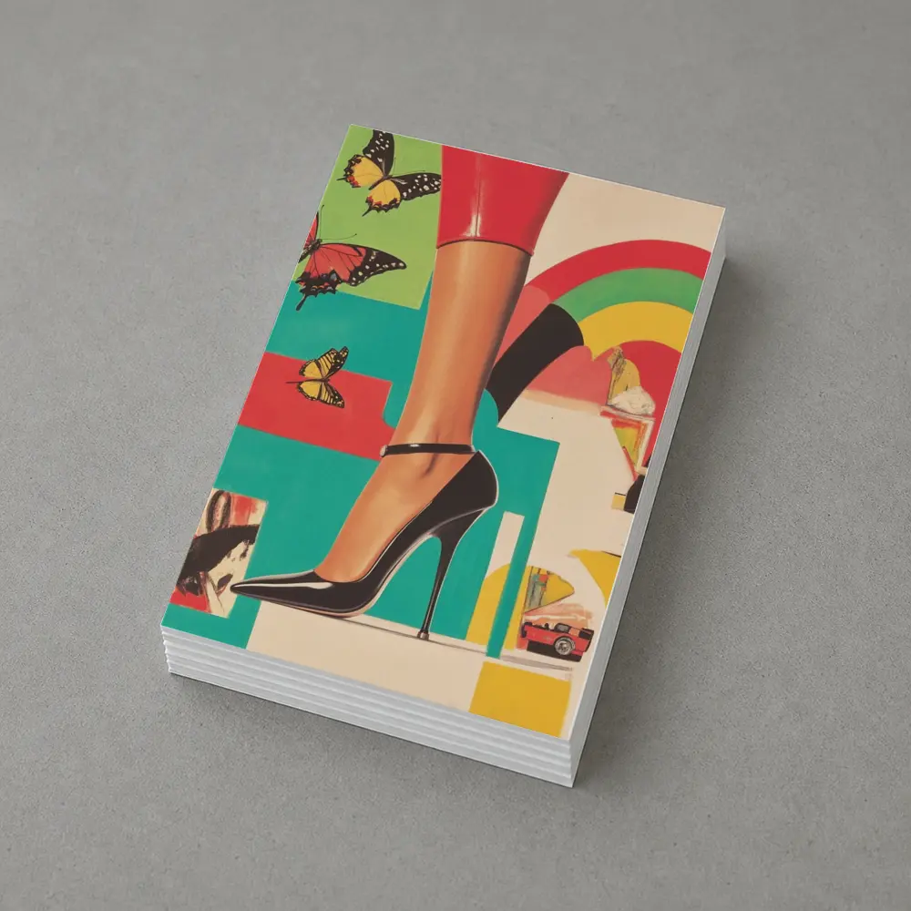 High Heel Shoe Pop Art Collage – Postcards