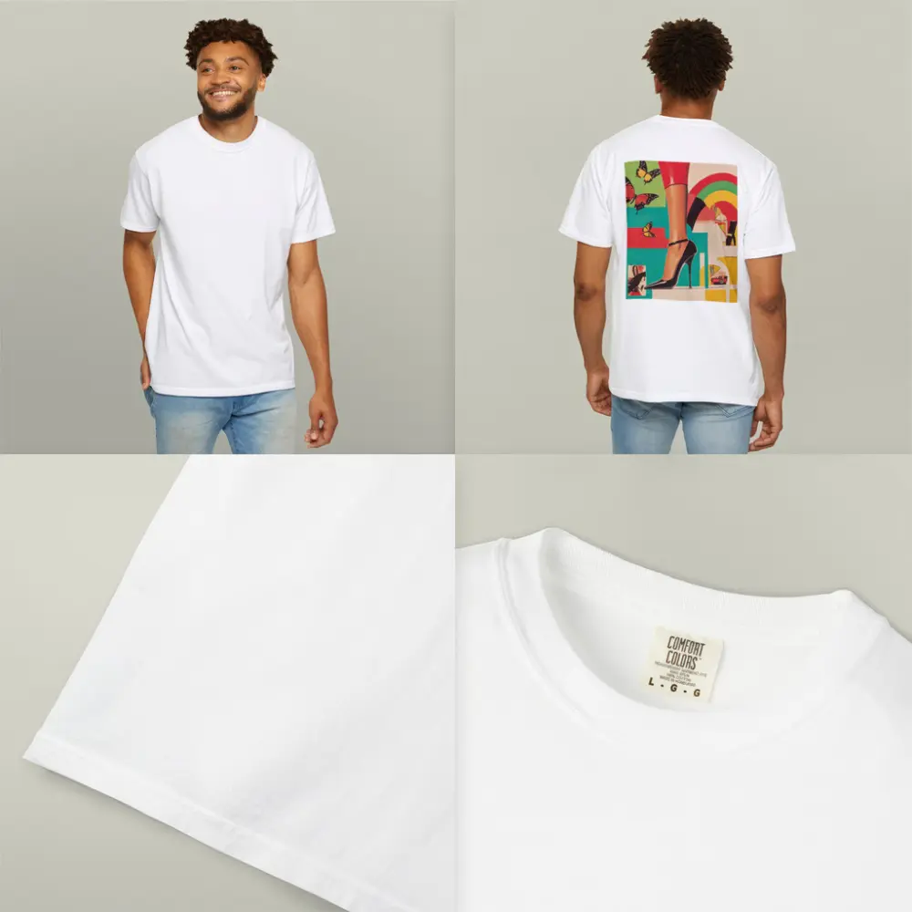 High Heel Shoe Pop Art Collage – T-Shirts