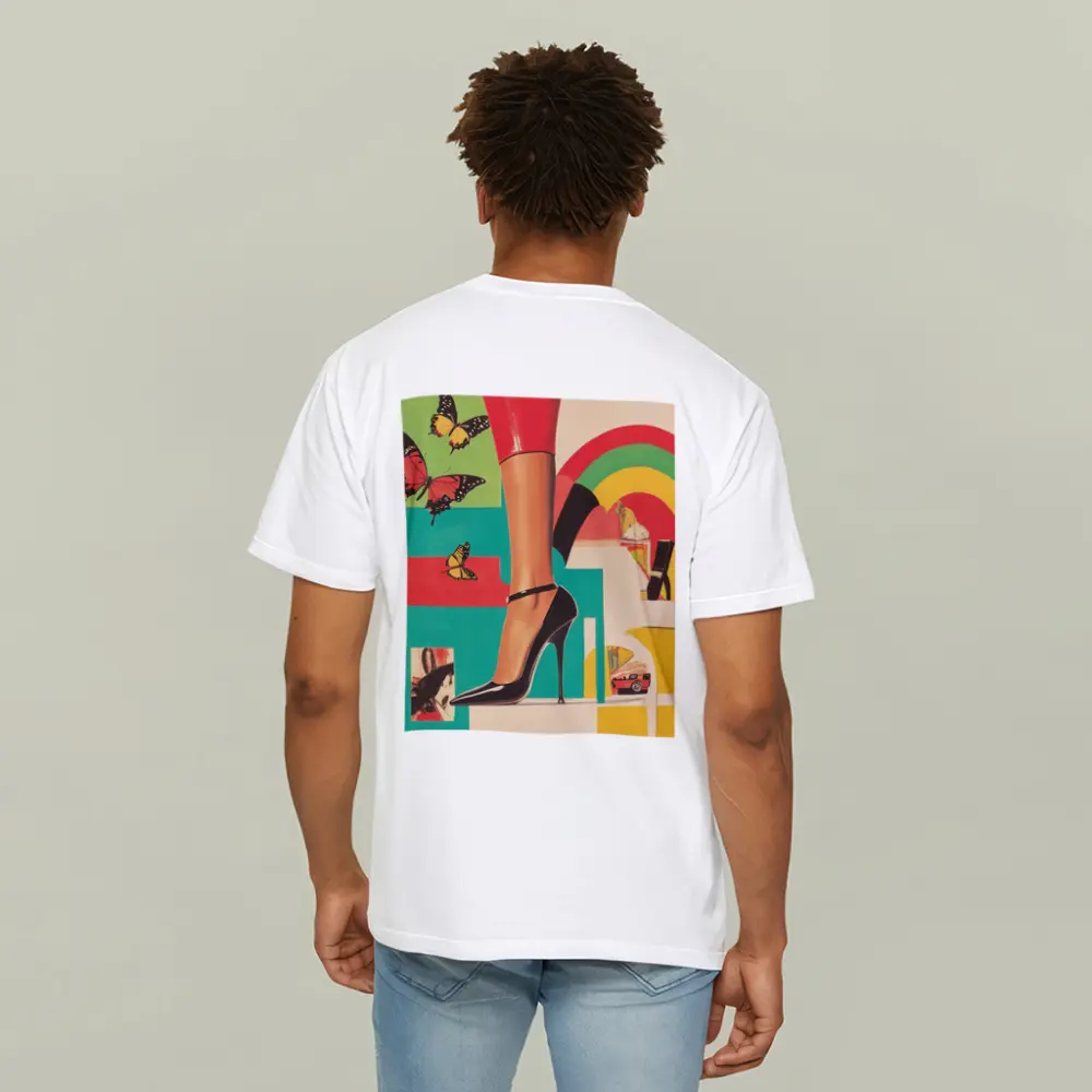 High Heel Shoe Pop Art Collage – T-Shirts