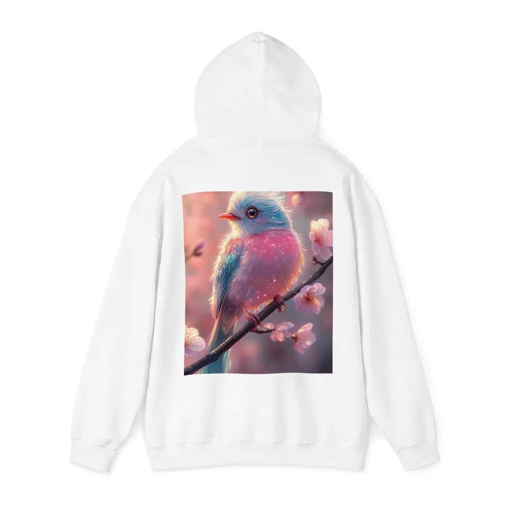 Fluffy Fantasy Bird Cherry Blossom Branch – Hoodies