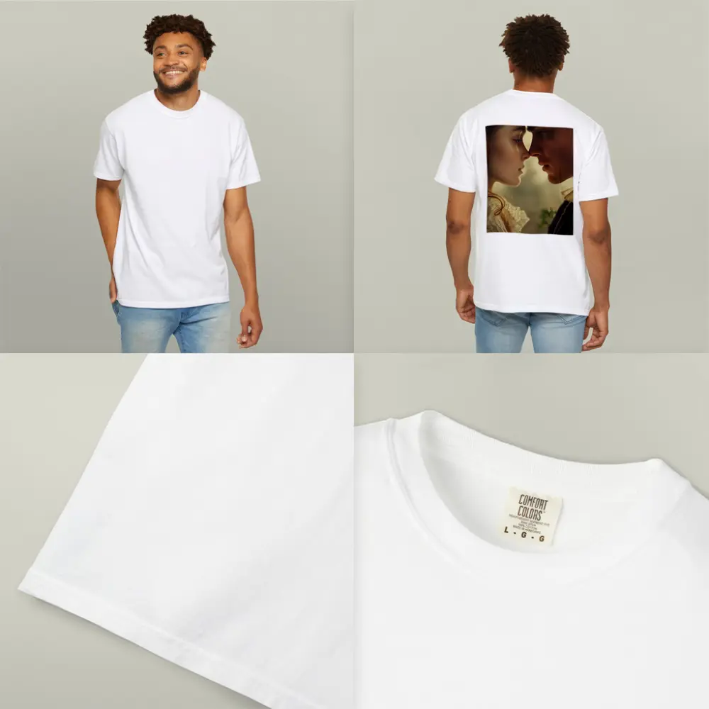 Victorian Couple Romantic Close Portrait Art – T-Shirts